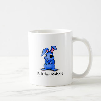 R is voor konijn koffiemok