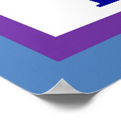 R is voor Rabbit and Boy Name Wall Art voor kinder Poster (Hoek)