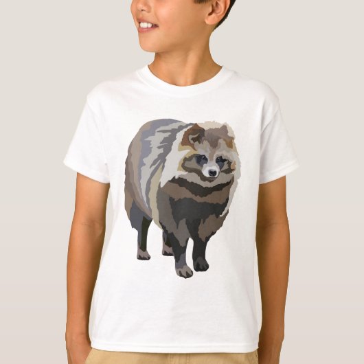 R is voor Raccoon T-shirt (Voorkant)