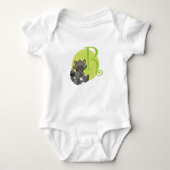 R is voor Racoon Romper (Voorkant)
