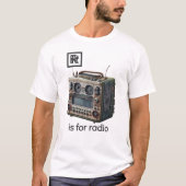 R is voor Radio T-Shirt (Voorkant)
