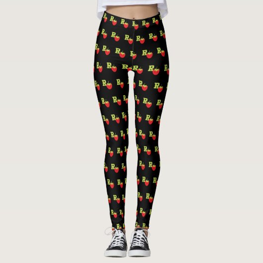 R is voor Rasperry Leggings (Voorkant)