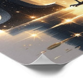 R is voor Raven – Halloween Alfabet Letter Poster (Hoek)