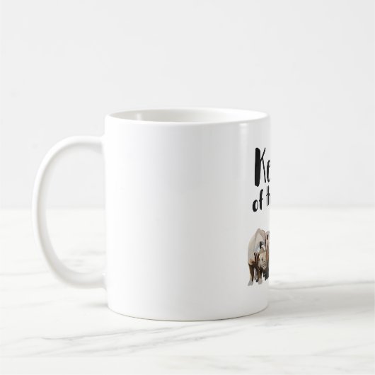 R is voor Rhino Koffiemok (Links)