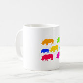 R is voor Rhino Koffiemok (Voorkant links)
