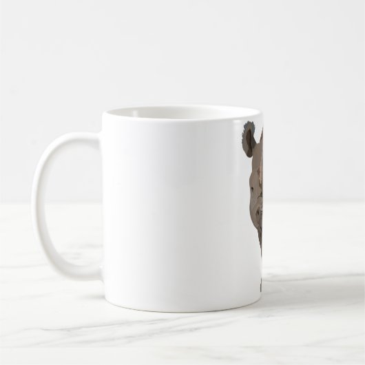 R is voor Rhino Koffiemok (Links)