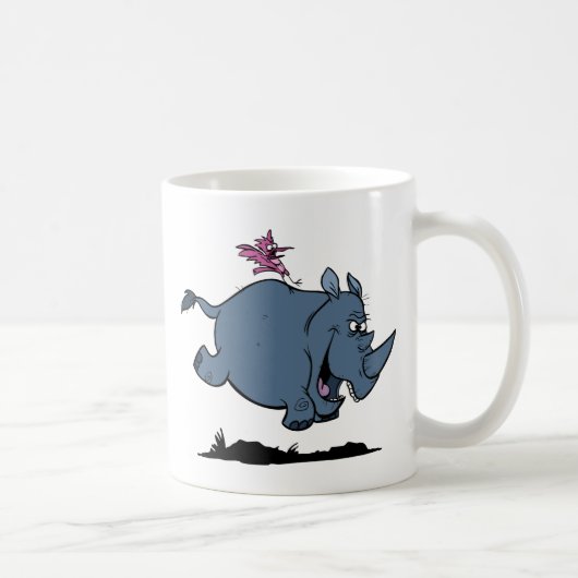 R is voor Rhino Koffiemok (Rechts)