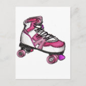 R is voor Rollerskate Briefkaart (Voorkant)