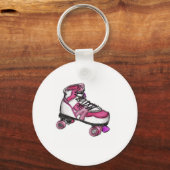 R is voor Rollerskate Sleutelhanger (Voorkant)