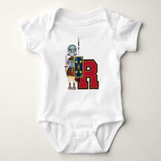R is voor Roman Soldier Romper (Voorkant)