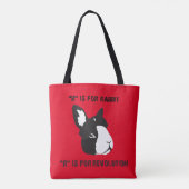 R IS VOOR TOTE BAG (Achterkant)