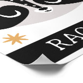 R is voor Wasbeer, Kinderkamer, Slaapkamer, Kinder Poster (Hoek)