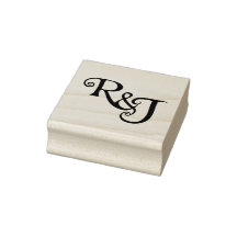 R&J Monogram bruiloft