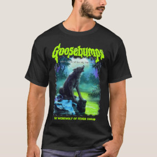 R.L. Stine Goosebpompen Nightmare Halloween Werewo T-shirt