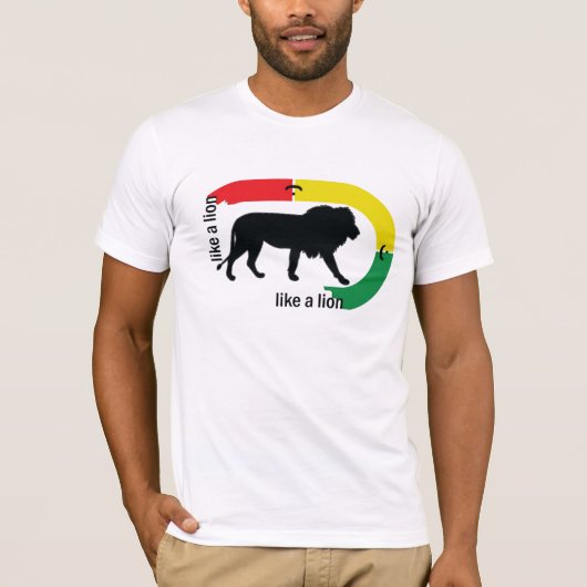 R Lion 1104 nc T-shirt (Voorkant)