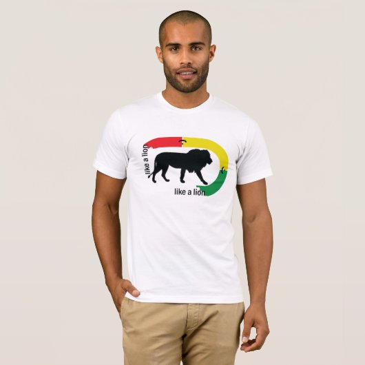 R Lion 1104 nc T-shirt (Voorkant volledig)