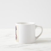 R Logo Print Designer Espresso Mok (Rechts)