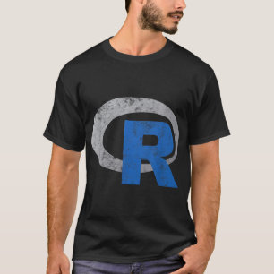 R Logo Programmering  Data Science Statistieken T-shirt