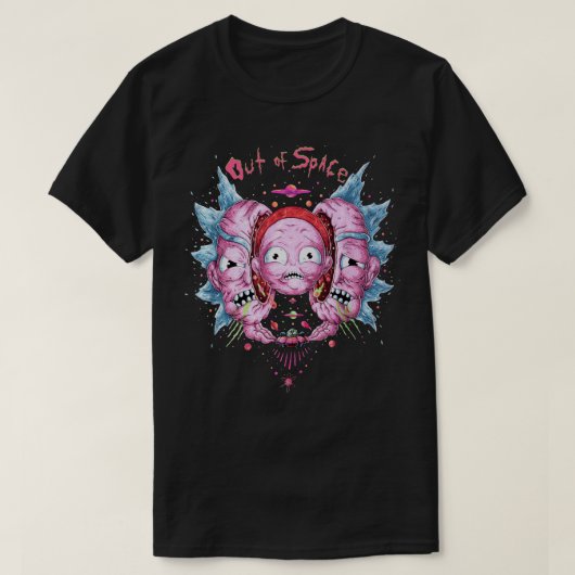 R & M buiten de ruimte T-shirt (Design voorkant)