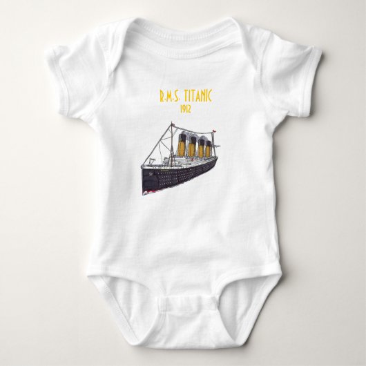 R.M.S. TITANIC - Baby Creeper Romper (Voorkant)