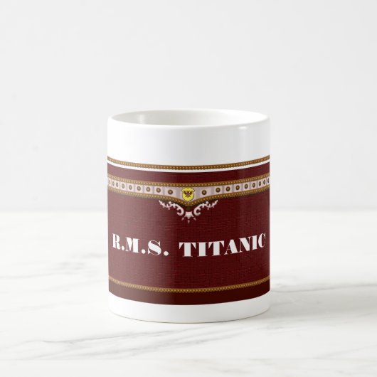 R.M.S. TITANIC Memorial cup Koffiemok (Center)