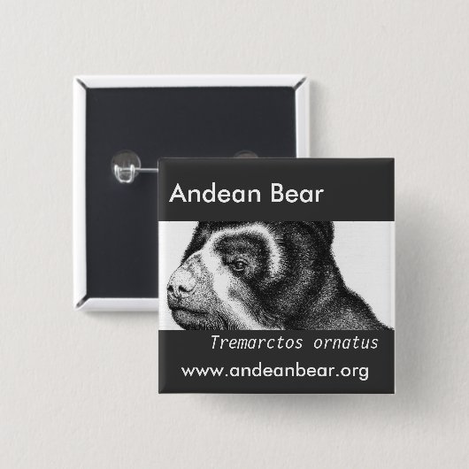 R. Manrique Square Button (Voorkant /achterkant)