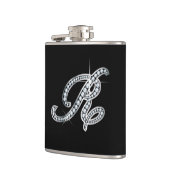 R Manuscript "Diamond Bling"-fles Heupfles (Links)