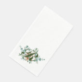R Monogram Botanische Floral Guest Towels Servet (Hoek)