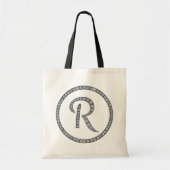 R monogram canvas tas (Voorkant)
