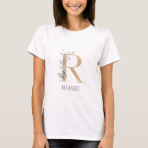 R Monogram Floral Aangepast