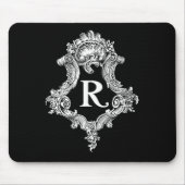 R Monogram Initiaal Muismat (Voorkant)