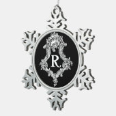 R Monogram Initiaal Ornament (Rechts)