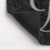 R : Monogram R Elegant Mousepad - letter Initiaal Muismat (Hoek)