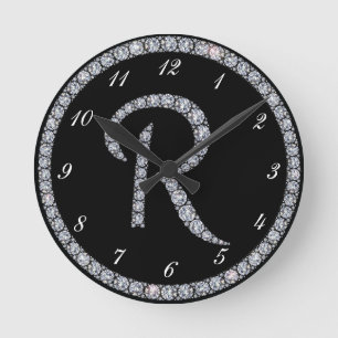 R Monogram-ringklok Ronde Klok