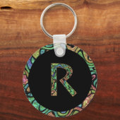 R Monogram Sleutelhanger (Voorkant)