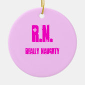 R.N., ECHT NAUGHTY KERAMISCH ORNAMENT (Voorkant)
