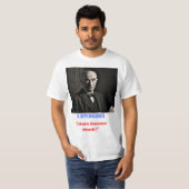 R Oppenheimer "ik ben de dood geworden" T-shirt (Voorkant volledig)