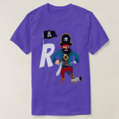 R Pirate Code Python Data Science Coding Programme T-shirt (Design voorkant)