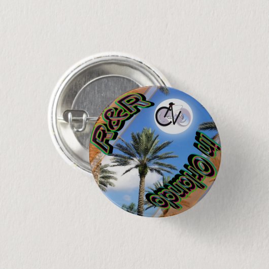 R&R-rondleiding in Orlando-Button Ronde Button 3,2 Cm (Voorkant /achterkant)