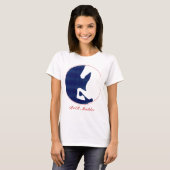 R & R Stables Logo op voor en achter T-shirt (Voorkant volledig)
