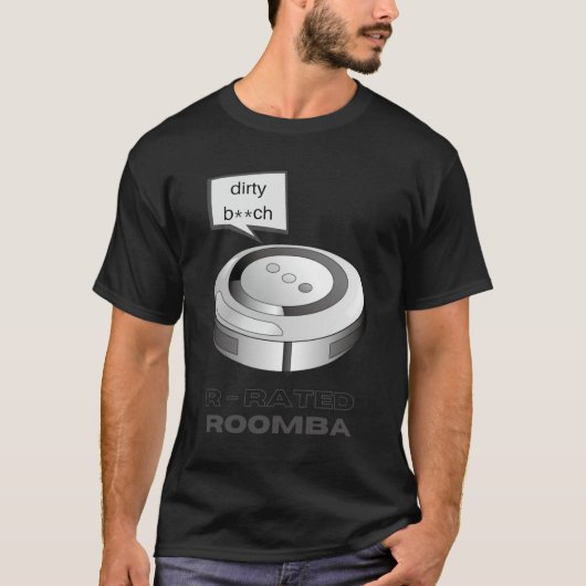R-rating Roomba T-shirt (Voorkant)