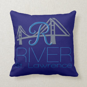 R River-Saint Lawrence-Sierkussen Kussen