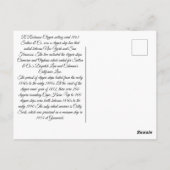 R Robinson Clipper zeilschip 1863 Briefkaart (Achterkant)