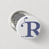 R RONDE BUTTON 3,2 CM (Voorkant /achterkant)