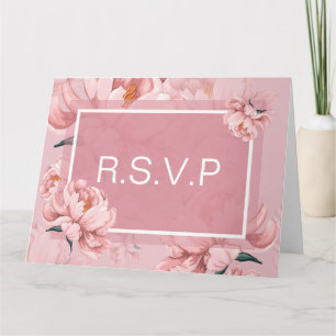 R.S.V.P Folded Wenskaart Kaart