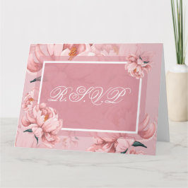 R.S.V.P Folded Wenskaart Kaart