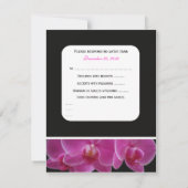 R.S.V.P. met menuuitnodiging voor 5 x 7 Uitnodigen RSVP Kaartje (Achterkant)