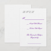 R.S.V.P. RSVP KAARTJE (Voorkant / Achterkant)