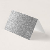 R.S.V.P Silver, zwart-wit 10e verjaardag Kaart (Achterkant)