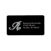 R script "Diamond Bling" Label (Voorkant)